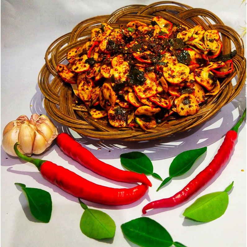 

KERUPUK BANTAT PEDAS / KERUPUK BANTAT / KERUPUK PEDAS 140gram