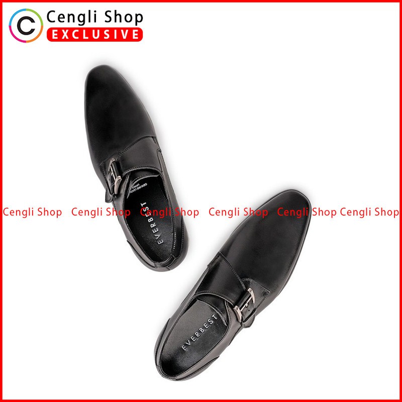 SEPATU EVERBEST PRIA KERJA KANTOR PESTA FORMAL BRANDED ORIGINAL HITAM EVEM120