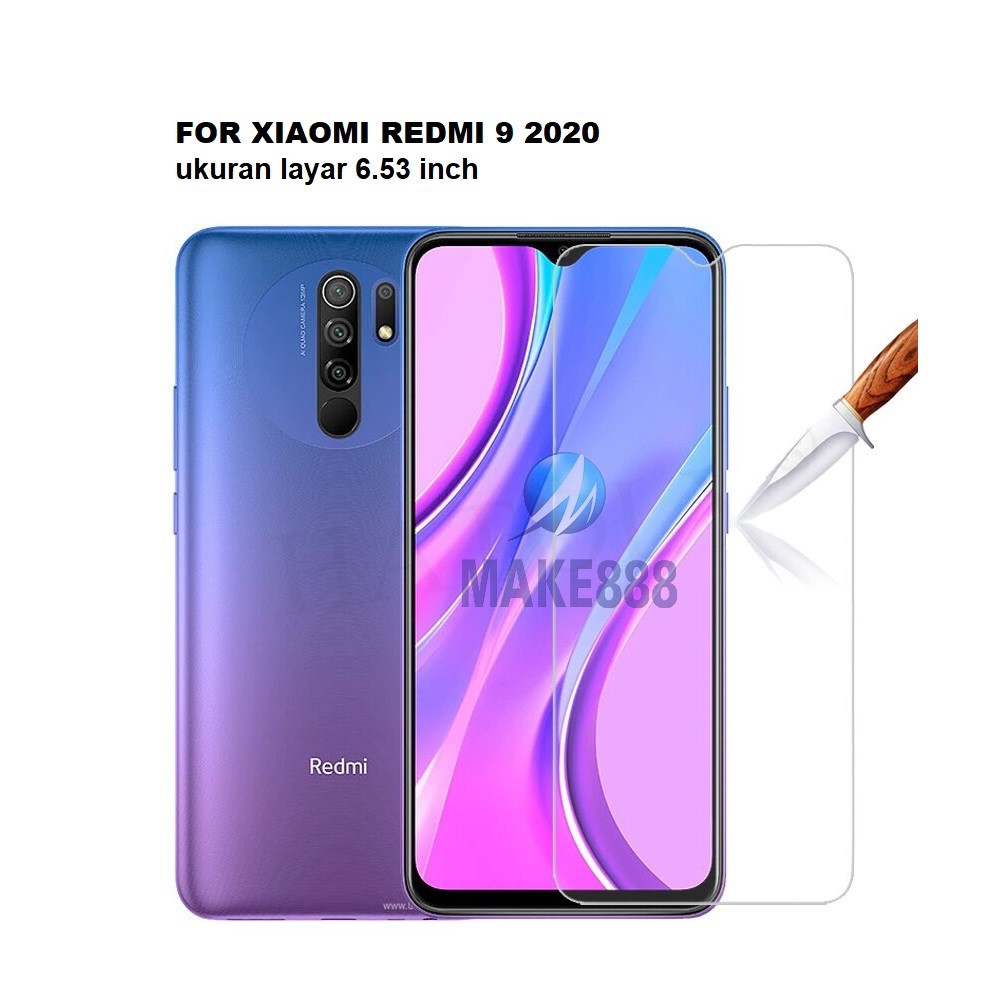 Tempered Glass Xiaomi Redmi 9 6 53 Inch 2020 Screen Guard Anti Gores Kaca Bening Indonesia