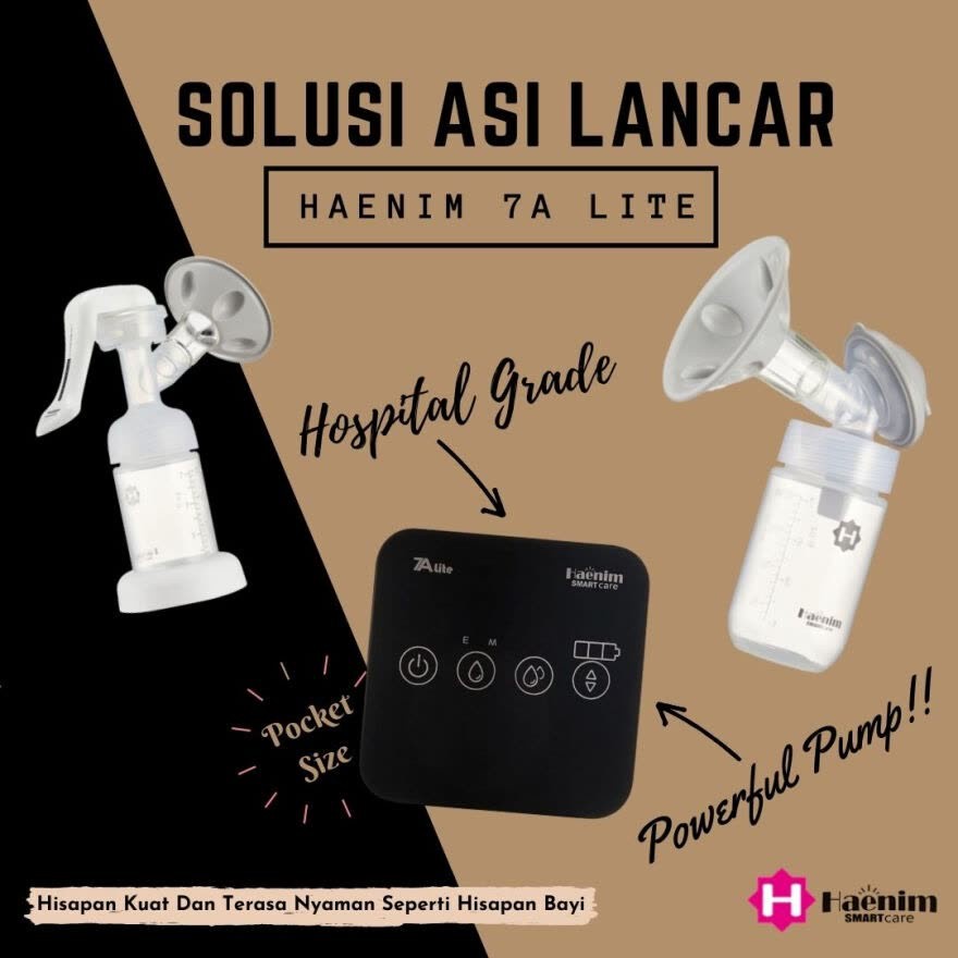 Haenim 7A Lite Electric Breast Pump Pompa Asi