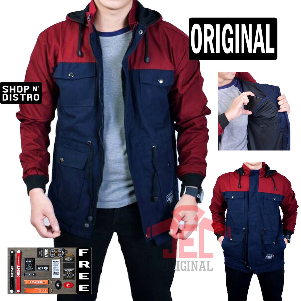 Jaket Bomber ST Mode Mix Series JECID Cloth Premium /Jaket Distro/Jaket Waterproof/Jaket Motor/Jaket Parasut/Jaket Pria