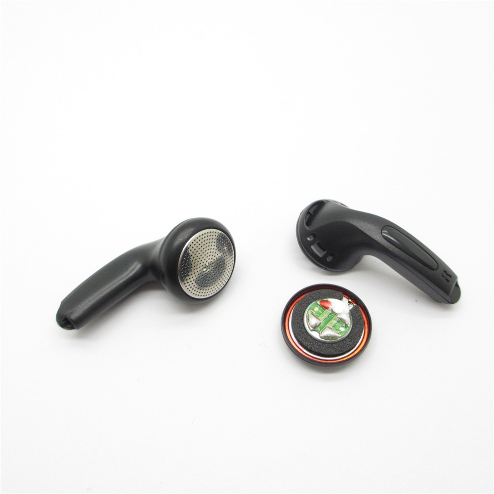 Unit Speaker Earphone 32ohm dengan Kepala Flat &amp; Jaring Baja Diameter 15.4mm