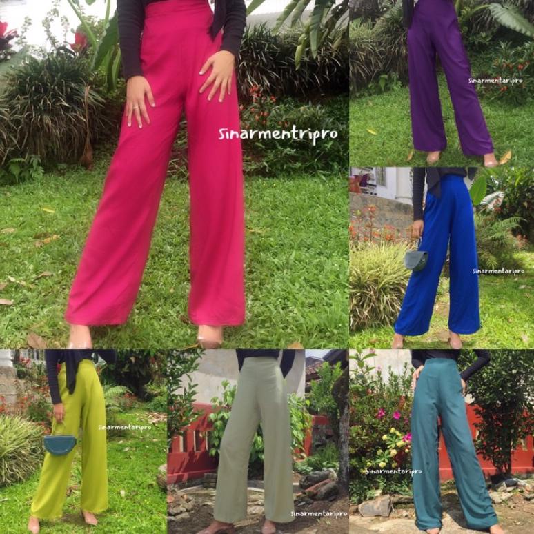 PROMO MURAH Celana Kulot HighWaist Rayon Premium 2691 ㅩ