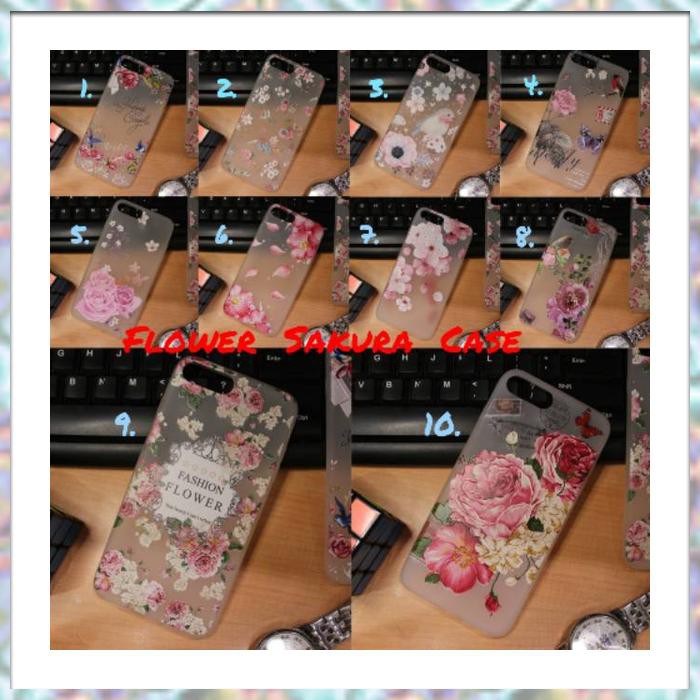 Case Oppo Flip Case Oppo Case Hard Case Case Oppo ~ Oppo A3S, A5 // Flower Sakura Case