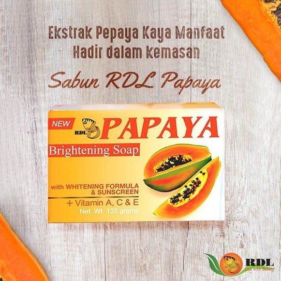 *TokoSalamJombang*PAPAYA Brightening Soap / Sabun Wajah Pepaya Amosys