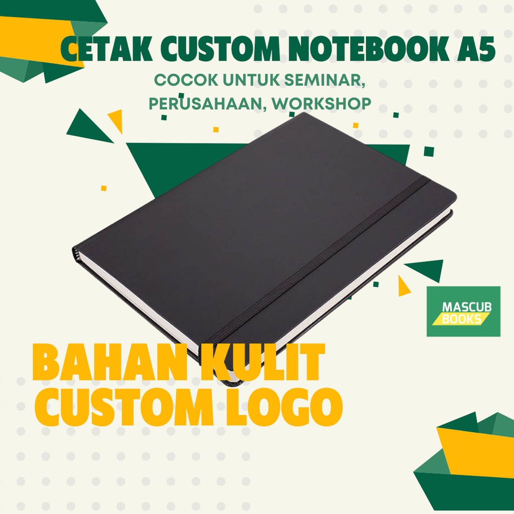 Jual Diskon Notebook A5 / Buku Notebook Custom / Buku Agenda / Bahan