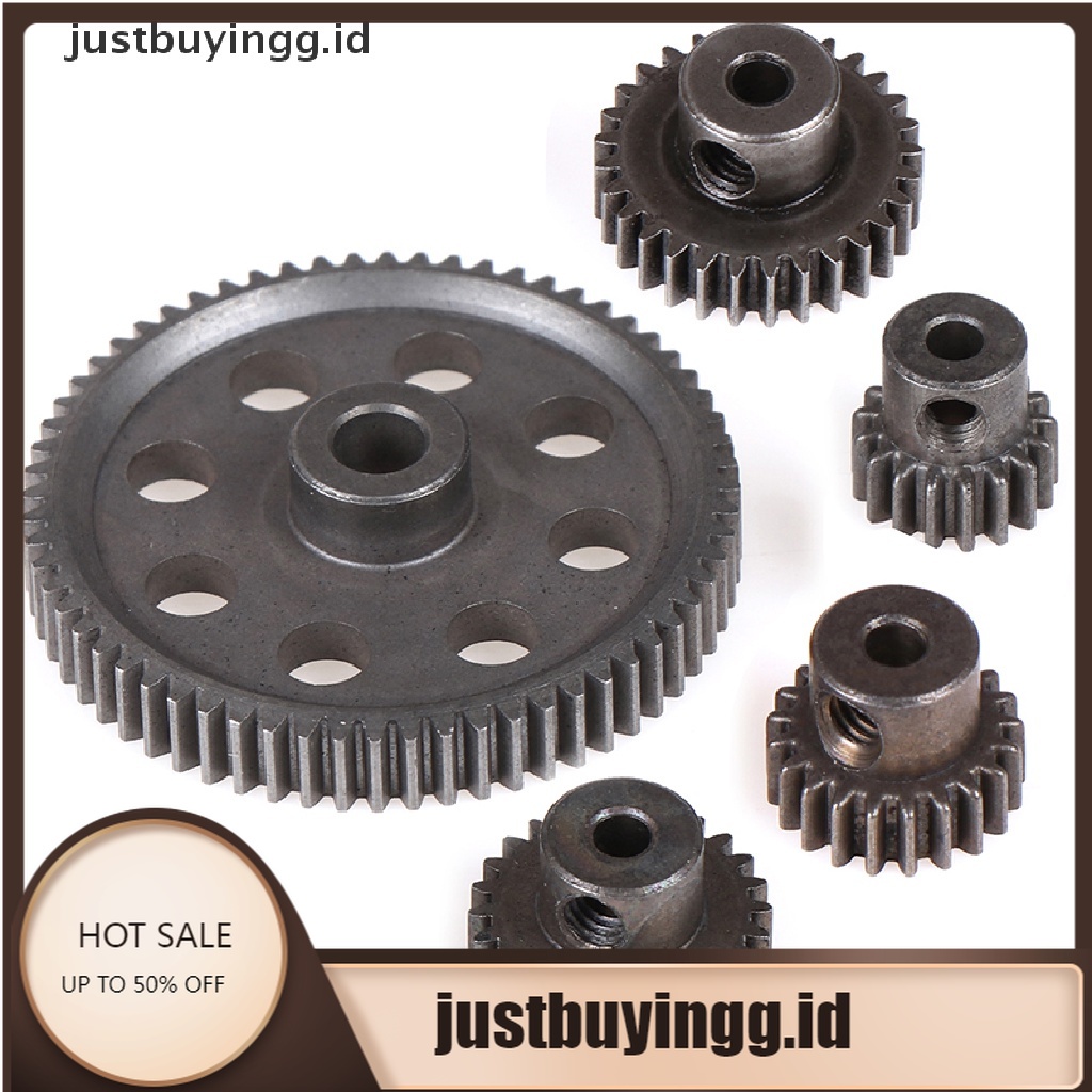 HSP Gear Utama 17t / 21t / 26t / 29t / 64t Pinion Diferensial Bahan Baja Metal