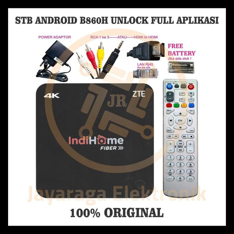 Promo Special Stb Android Zte Zxv10 B860H 4K Unlock Full Hd Plug And Play - Hitam Berkualitas
