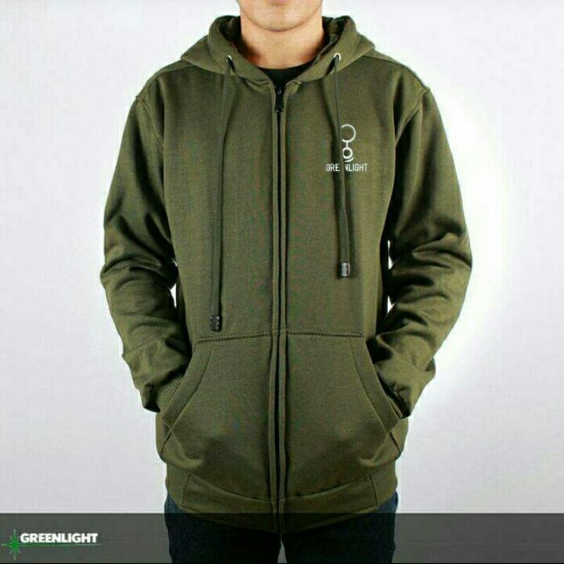 Sweater Hoodie Greenlight // Jaket Greenlight