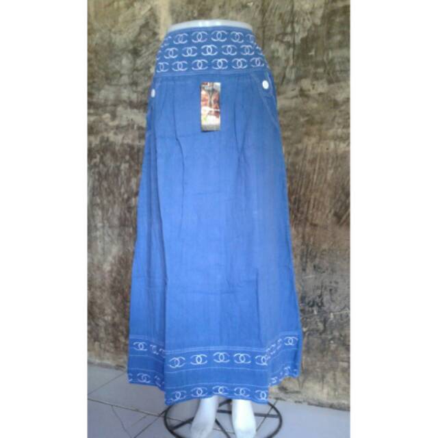 ROK LEVIS DEWASA BORDIR MURAH/ROK JEANS