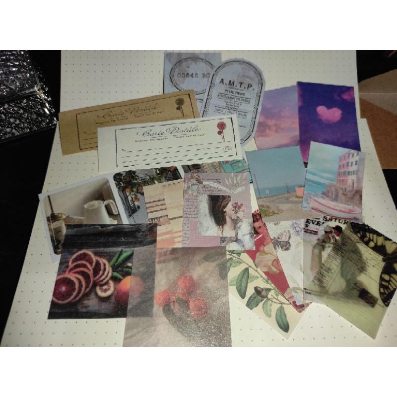 

(PROMO MINI KIT) Mini Mail Package Ephemera | Bujo Scrapbook Junk Paper