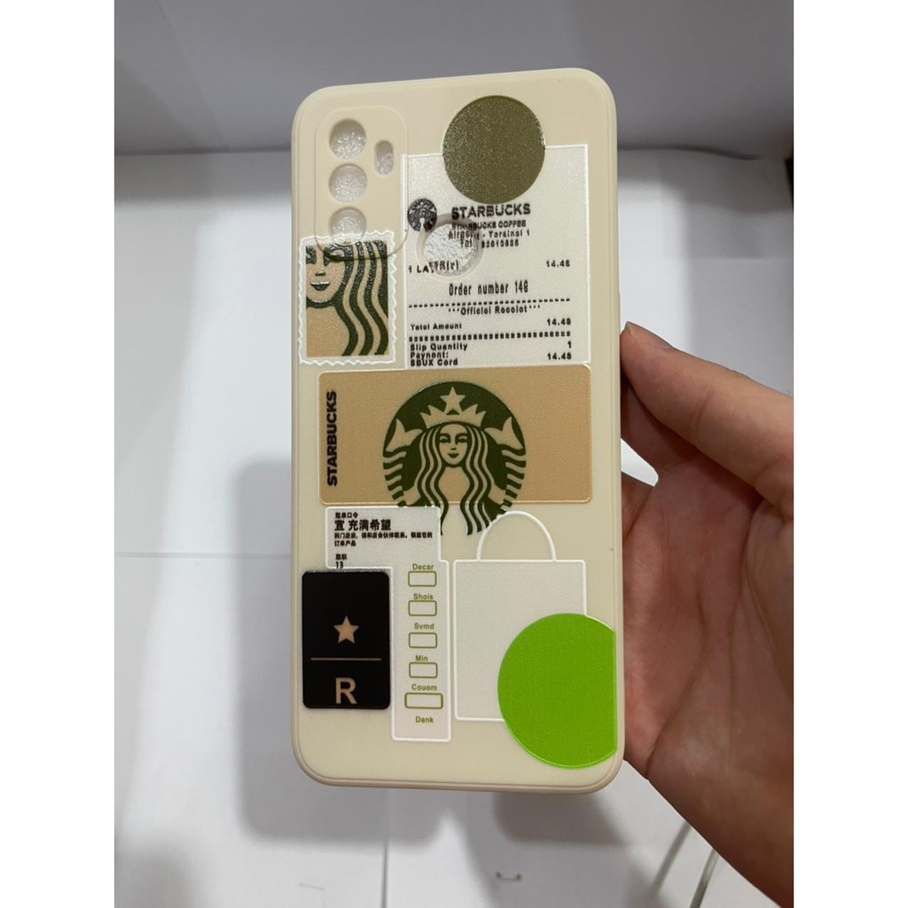 SOFTCASE STARBUCK FOR OPPO SAMSUNG IPHONE XIAOMI REALME VIVO