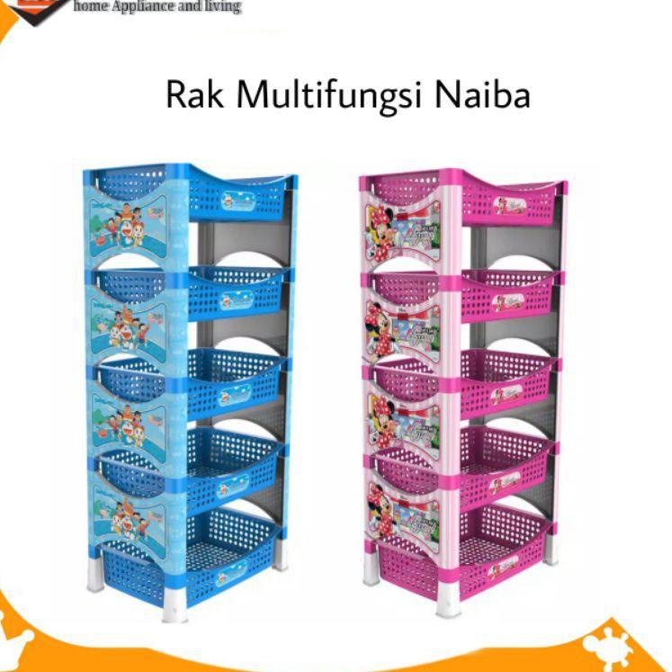 Rak Susun Empat Naiba / Rak Multi Fungsi Naiba Karakter &amp; Generic