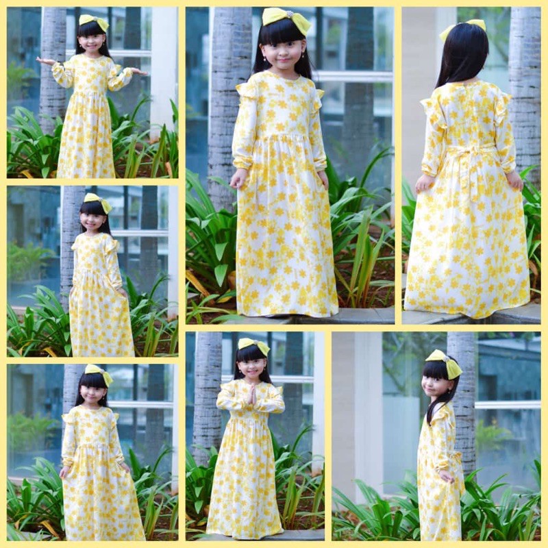 Gamis Anak Katun Rayon Jovanka