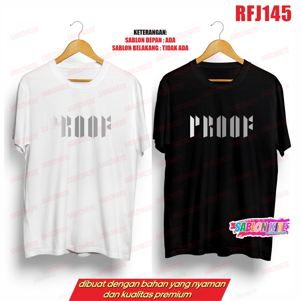 MURAH!!! KAOS KPOP PROOF TULISAN BESAR RFJ145