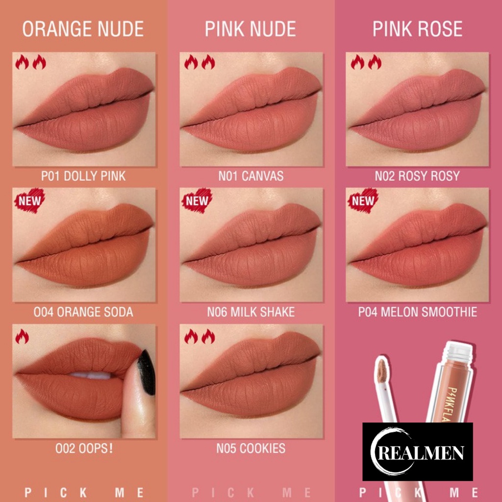 READY! PINKFLASH LIP MATTE/ LIP CREAM TAHAN LAMA BPOM