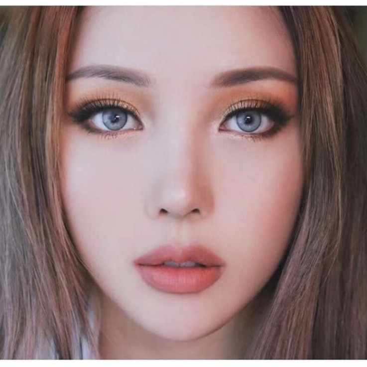Softlens i-DoL Seattle 2 (Princess Idol) Warna Cool Gray Honey Brown Marine Blue Tropical Green