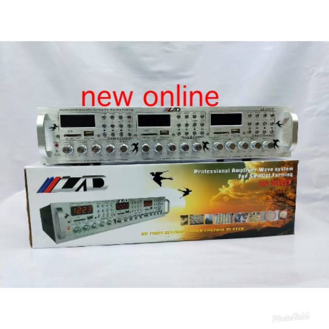 Amplie walet LAD 3131T (6 channel) 3slot USB dan timer