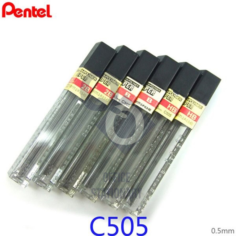 

Isi Pensil Mekanik Pencil Pentel 2B 0.5mm Super