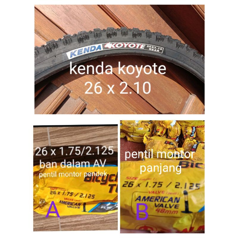 paket ban kenda 26 x 2.10