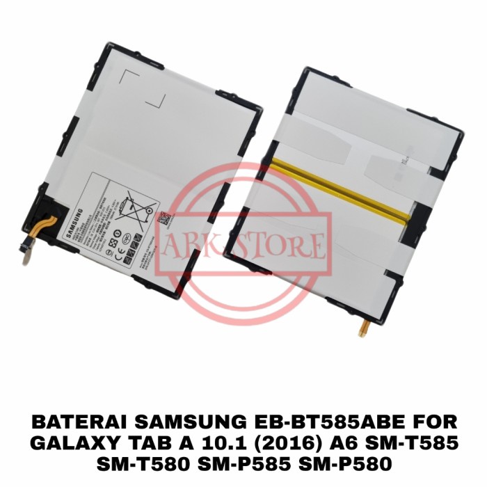 BATRE BATERAI BATTERY SAMSUNG TAB A6 T585 T580 / TAB A S-PEN P585 P580