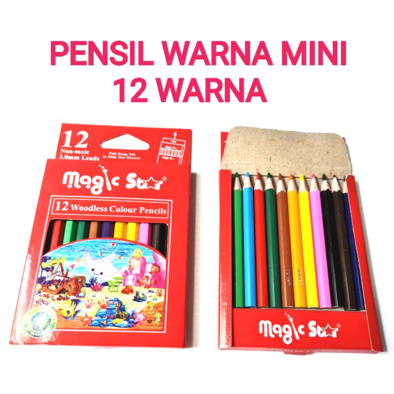 

Grosir Pensil Warna Mini BUL 12 Warna