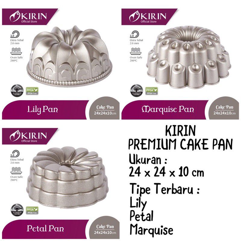 Kirin Cake Pan / Kirin Loyang Premium