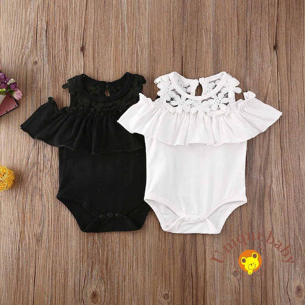 infant off the shoulder romper