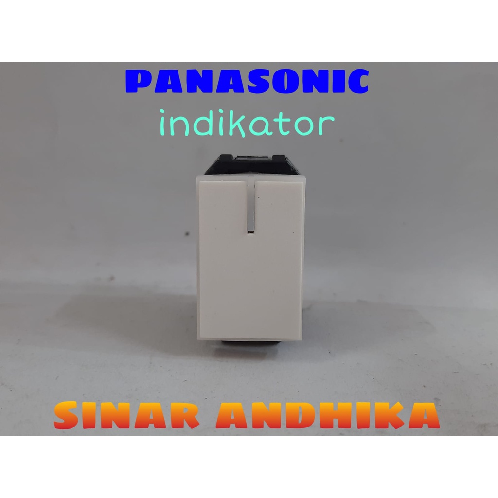 MATA SAKLAR KECIL INDIKATOR PUTIH STYLE E PANASONIC WESJ 5571