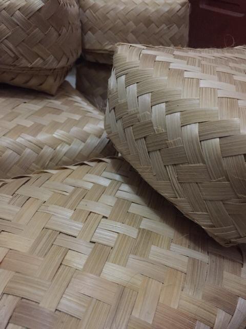 Besek Bambu Catering Kue Souvenir 15x15cm Sepasang