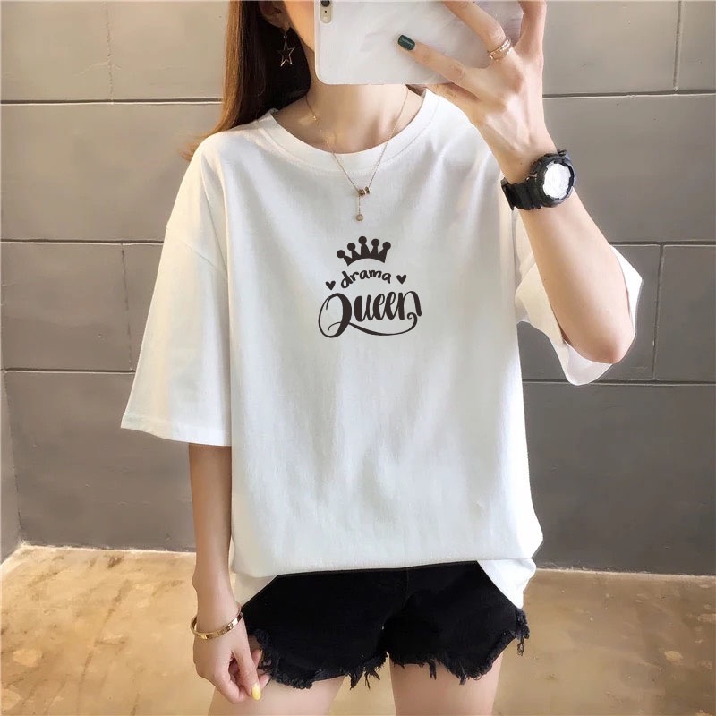 YOURSTYLE1119 - KAOS DRAMA QUEEN KEKINIAN TERLARIS KEREN UNISEX OVERSIZE