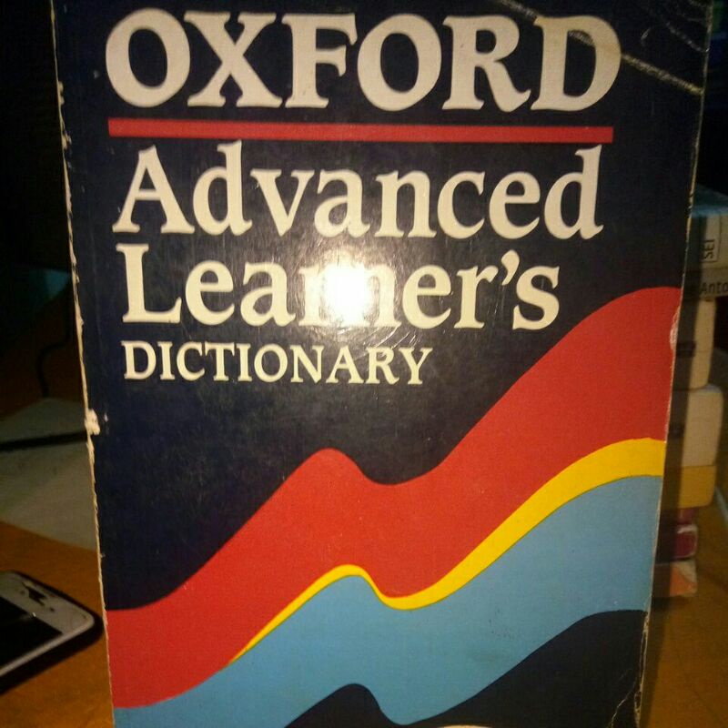 Kamus original. OXFORD ADVANCED LEARNER'S DICTIONARY