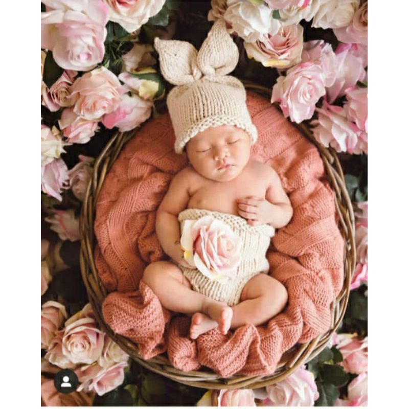 baby property rattan / foto property bayi / baby property newborn / baby photography