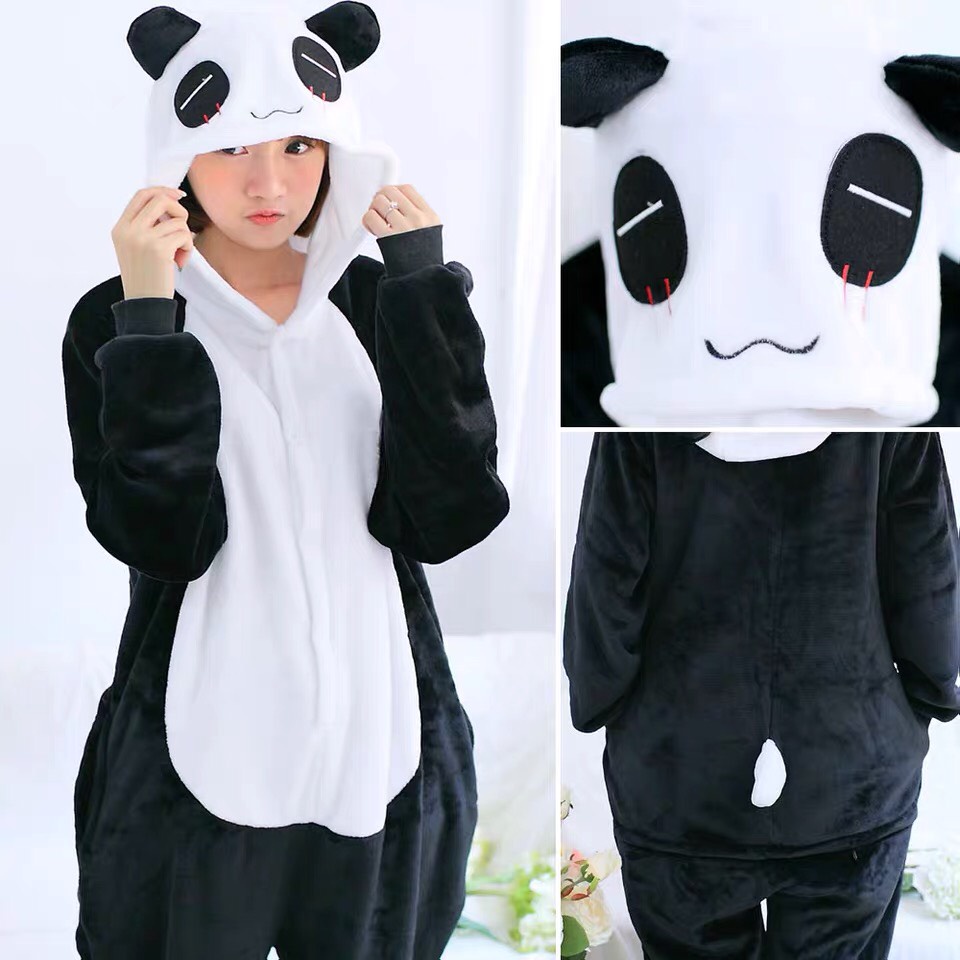 KOSTUM ONESIE BAJU PANDA BERUANG IMPOR