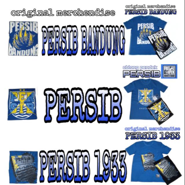 [ORIGINAL MERCHENDISE]KAOS PERSIB BANDUNG/OBLONG PERSIB 1933