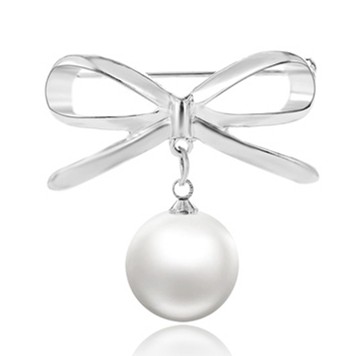 M40154 Bros Klip Ring Holder Scarf Wanita Hias Berlian Imitasi