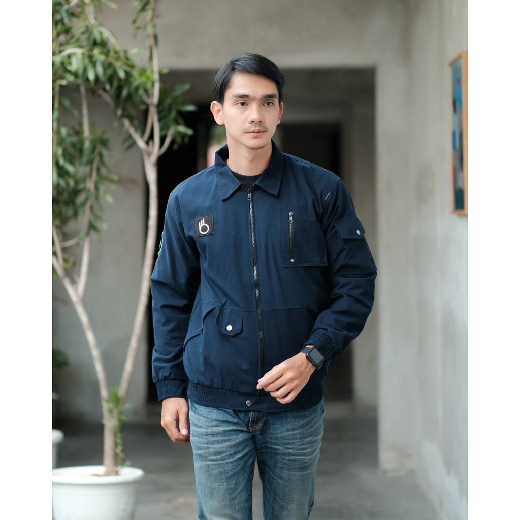 jaket pria / jaket bomber flight military