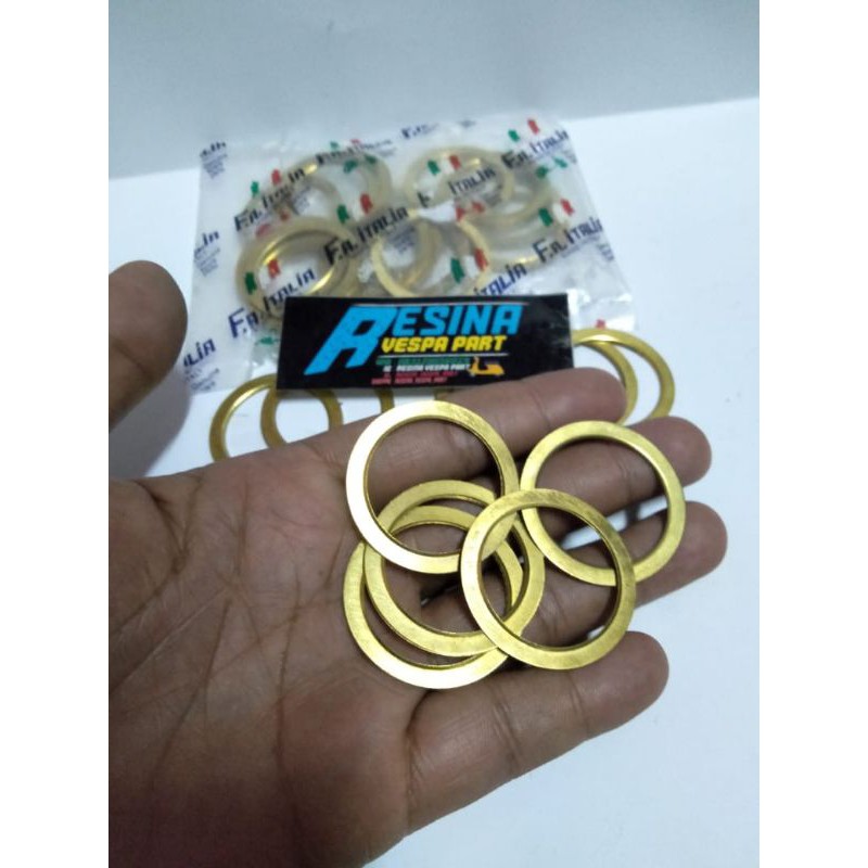 ring tipis kuningan kopling kupling backplat vespa excel exclusive super sprint ORIGINAL