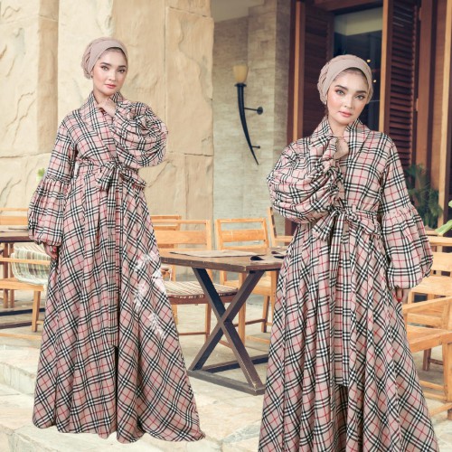 TERJOSSS MAXI KADITA DRESS GAMIS KATUN KOTAK FREE BELT GAMIS LENGAN BALON ORDER NOW TERBARU 2021
