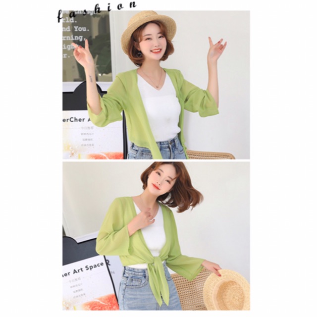 OUTER SIFON KOREA TERMURAH SAIRA / LUARAN CHIFFON NYAMAN / CARDIGAN KOREA