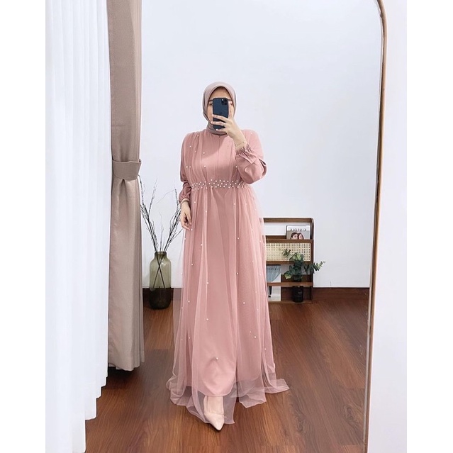 [ORIGINAL] Capadokiya Tile Dress/Dress Tulle Ld 100 110 120/Dress Kondangan/Dress Maternity/Dress Bumil/Dress Sage Green