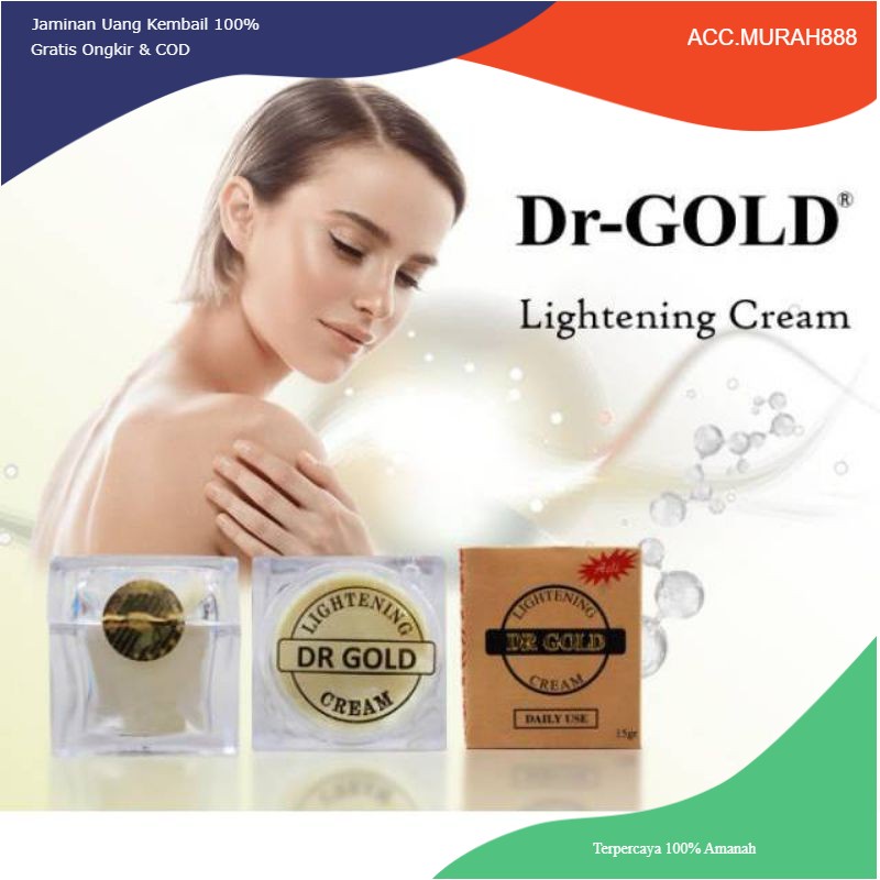 DR. GOLD LIGHTNING CREAM SUPER GOLD ORIGINAL KRIM PEMUTIH WAJAH