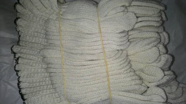 SARUNG TANGAN KAIN - BENANG 8 - TIPE PALING TEBAL - 12 PASANG - MURAH