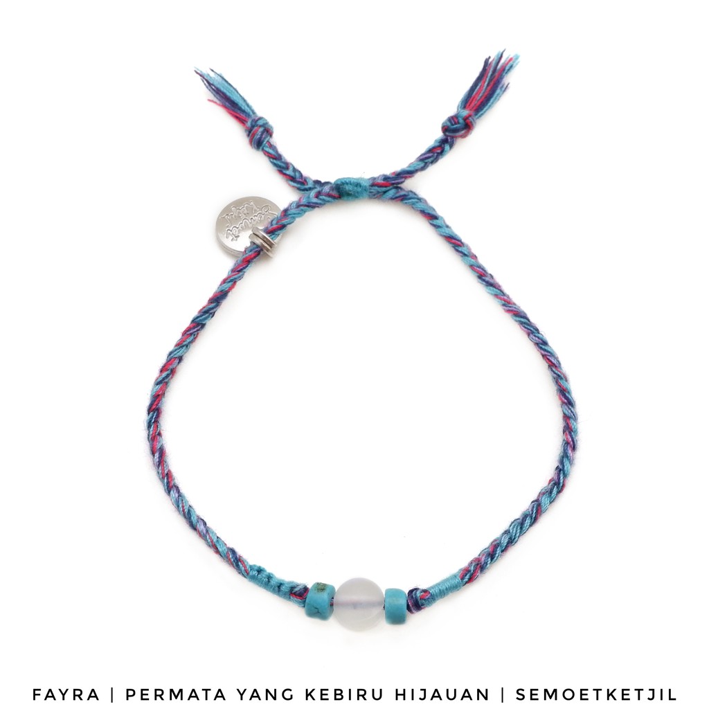 

Semoet Ketjil Gelang Bohemian Fayra Blawu Batu Agate Boho Special Edition