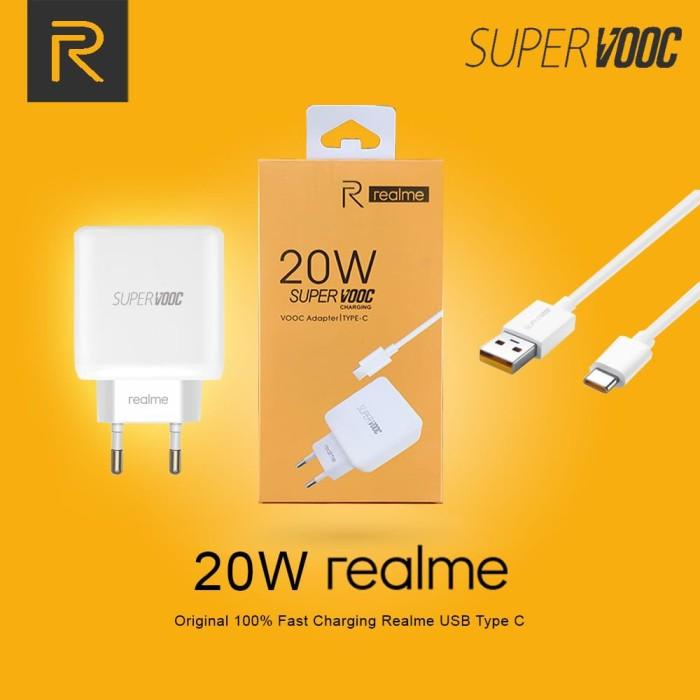 Charger Realme Type C 20W Original / Charger Realme 5 Pro / 6/6 Pro X2 X3 XT / Oppo Find X