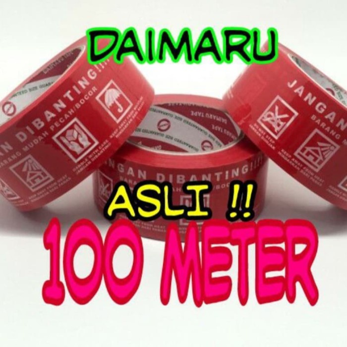 

Promo Bulan Ini Lakban Fragile Daimaru - Merah Trendi