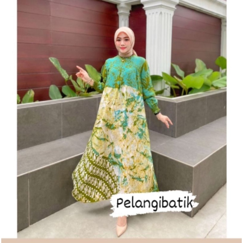 Gamis Twill Terbaru Gamis Twill Ori Candi Mekar Busui Friendly