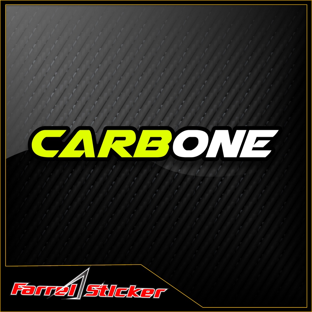 Stiker KARBON Sticker CARBONE 10CM