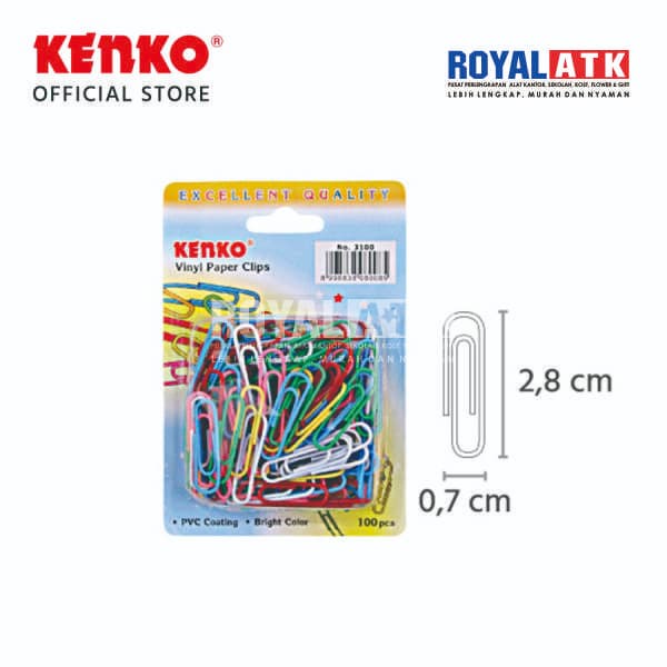 

PAPER CLIP WARNA 3100 KENKO