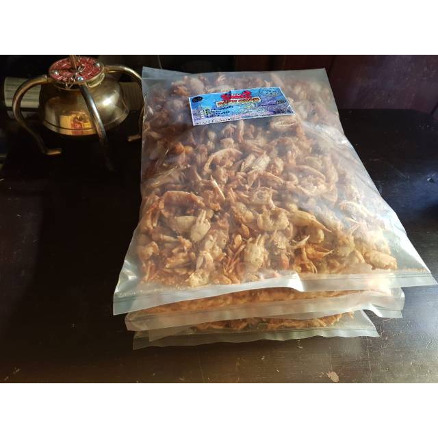 

Kaki babycrab kemasan kiloan fresh kiloan isi 250gr ada 15varian rasa lengkap.